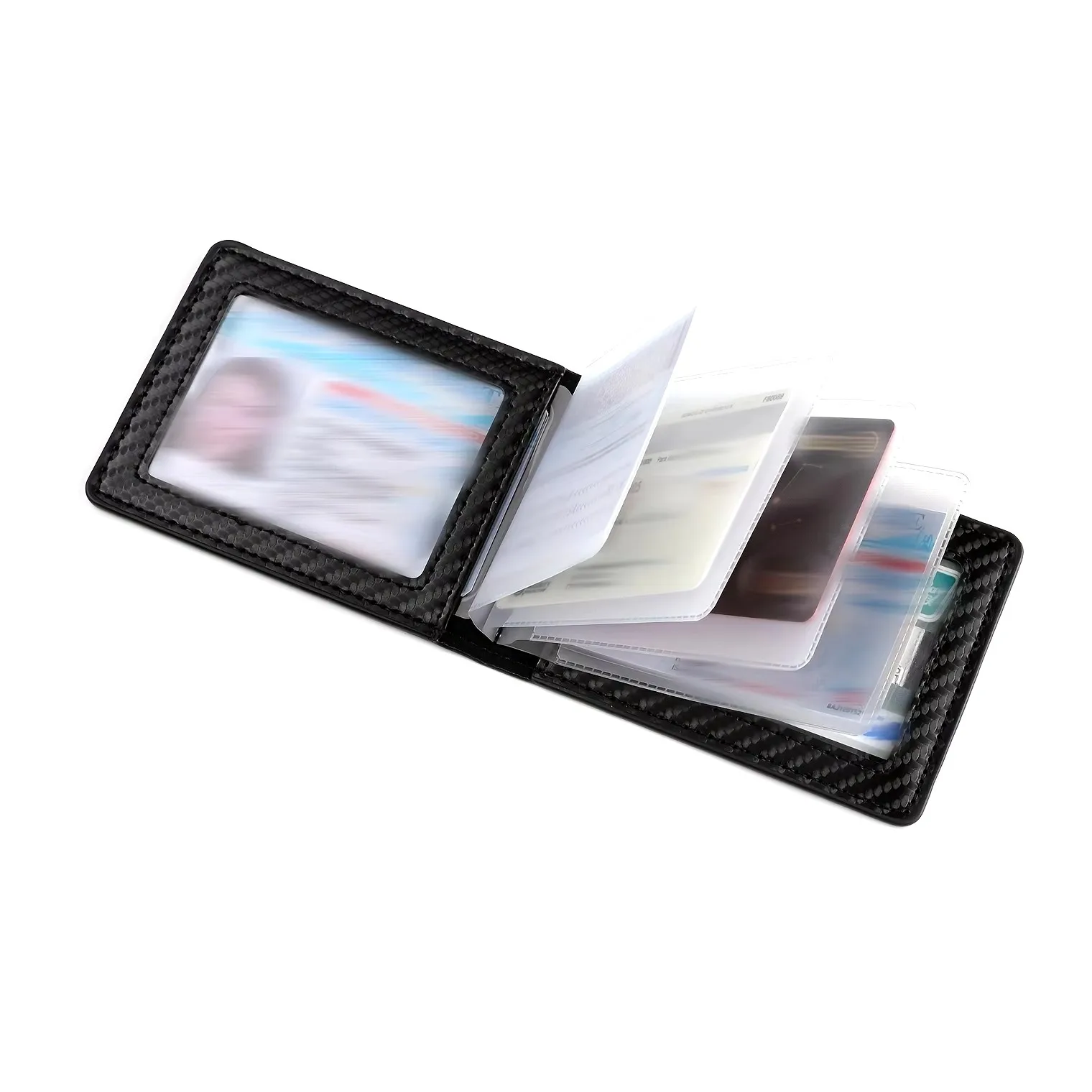 1pc Men's Slim Card Holder For Driver's License And ID Cards