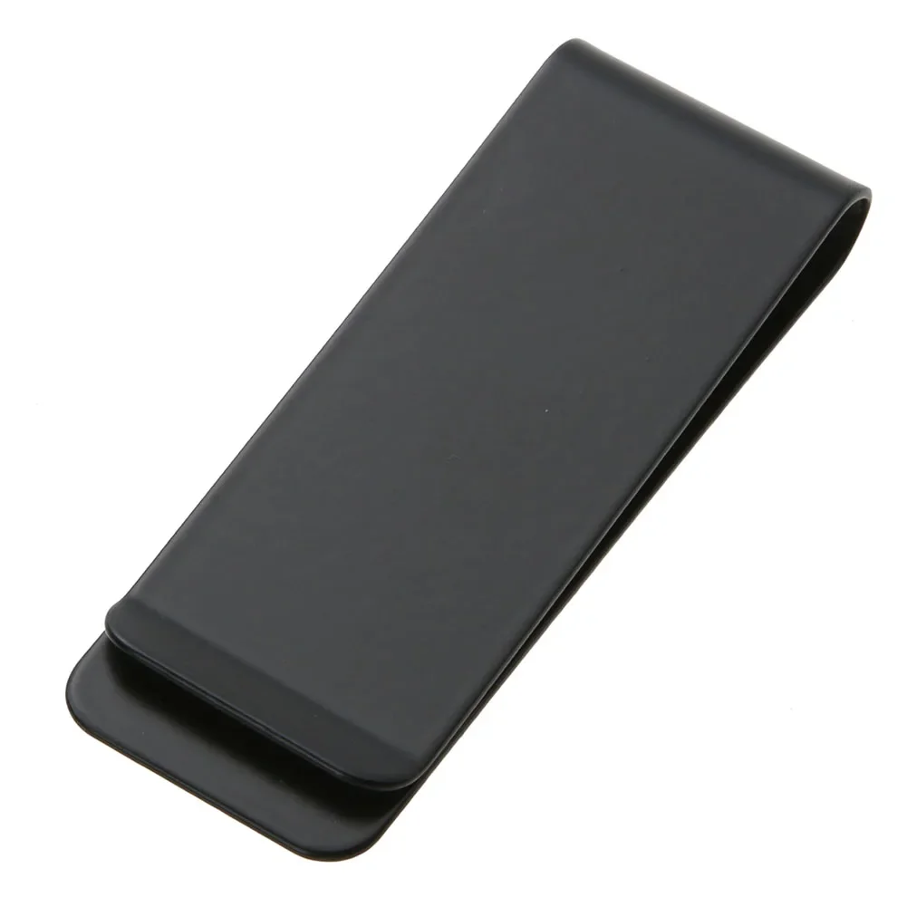 1-4pcs Retro Money Clip Wallet Stainless Steel Metal Men Cash Bill Clamp Holder ID Credit Business Card Holder Women Mini Purse