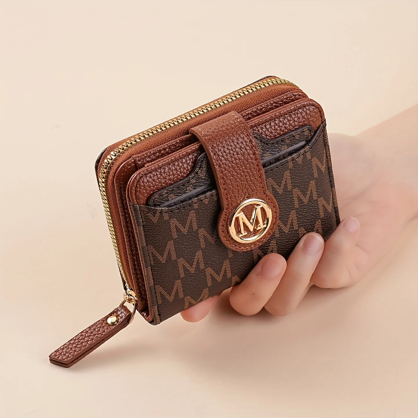Women's Wallet Multiple Card Slots, Cash Pocket, Retro Style, Mini Purse, Minimalist Charm, Travel Accessory, Daily Essentials