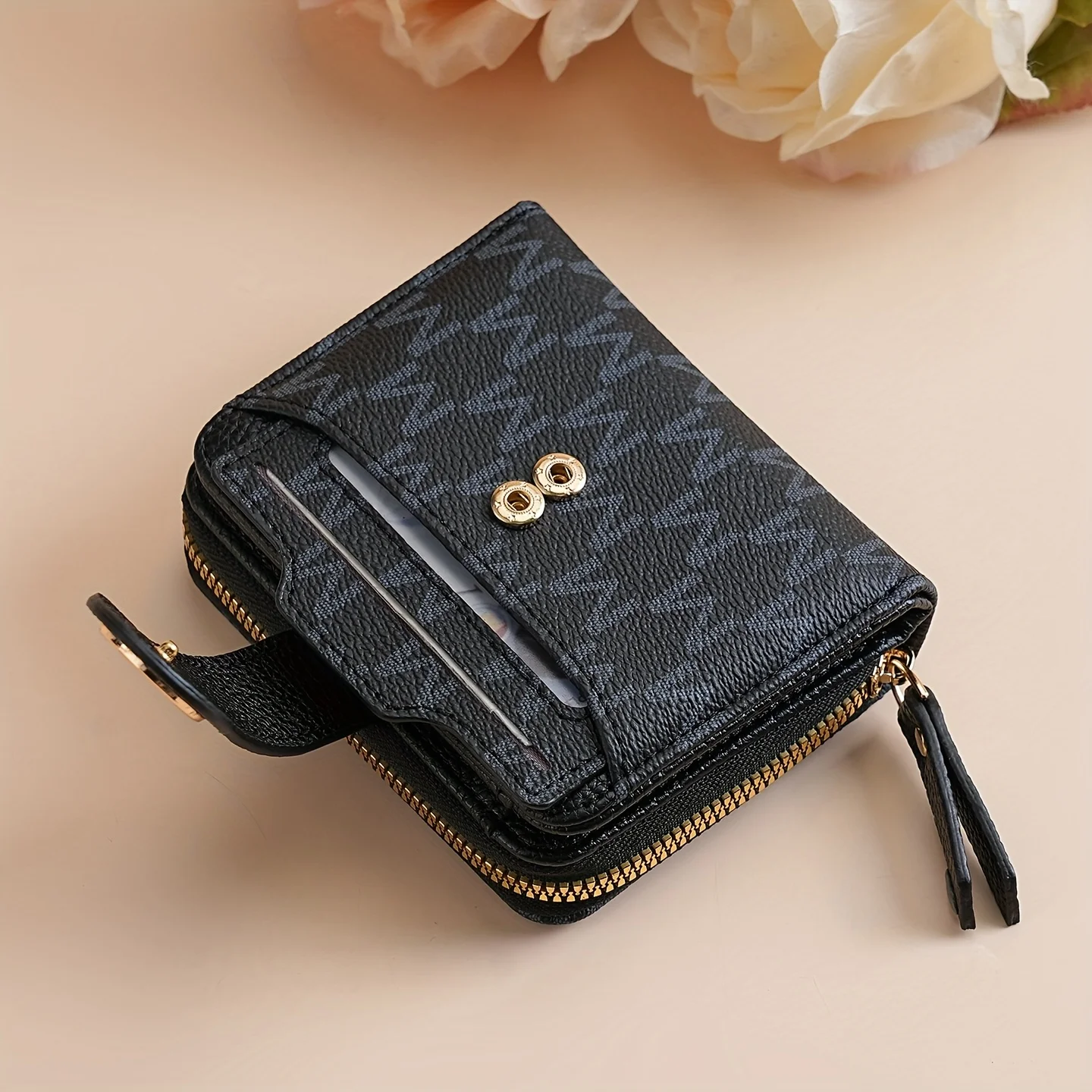 Women's Wallet Multiple Card Slots, Cash Pocket, Retro Style, Mini Purse, Minimalist Charm, Travel Accessory, Daily Essentials