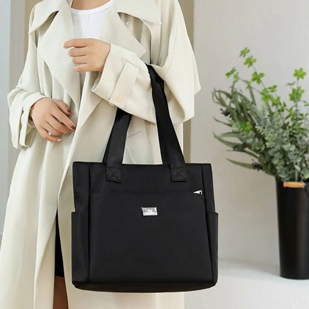 High Quality Large Capacity Handbag Tote Bags Lightweight Waterproof Nylon Shoulder Bag For Work School And Travel Shoulder Bags