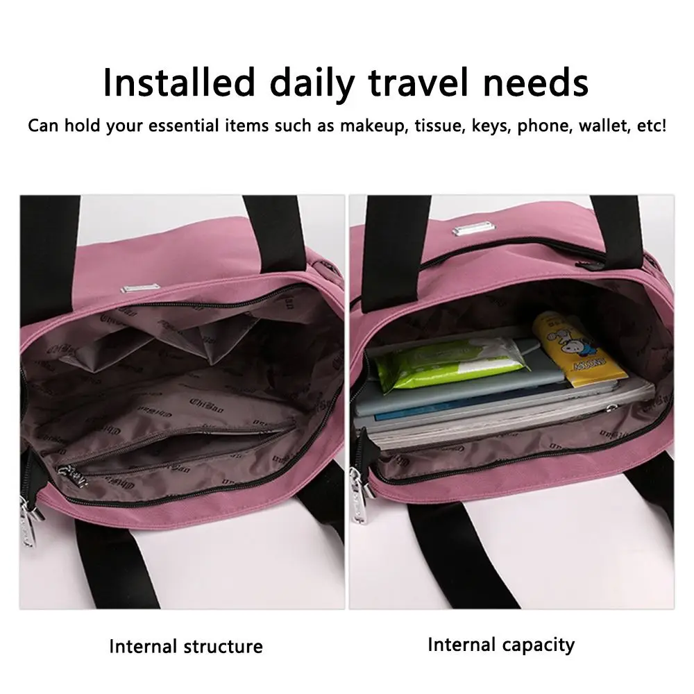 High Quality Large Capacity Handbag Tote Bags Lightweight Waterproof Nylon Shoulder Bag For Work School And Travel Shoulder Bags