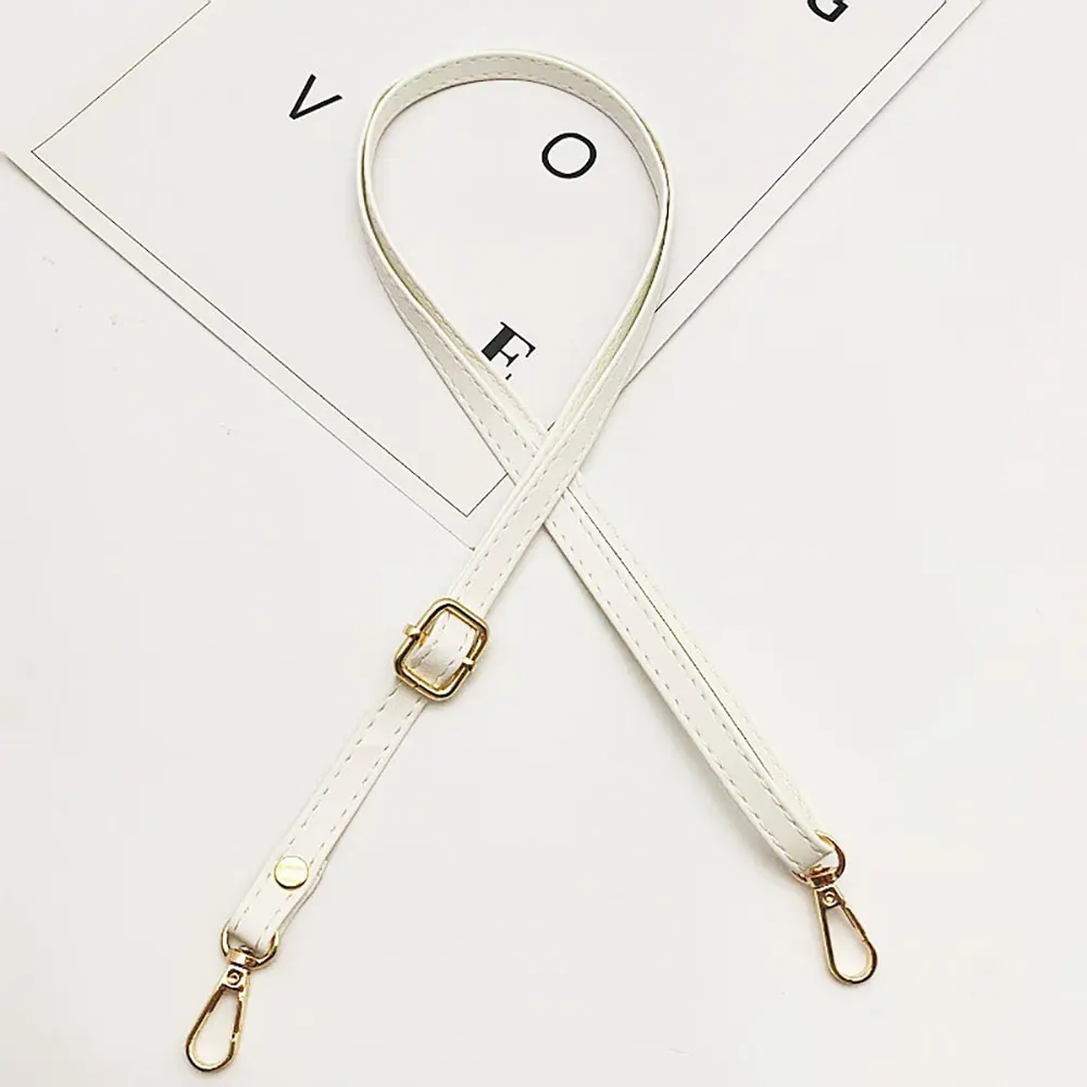 PU Leather Purse Handle Strap 51 Inch Adjustable Length Handbag Strap Replacement DIY Clutch Bag Handle Strap Repair Accessories