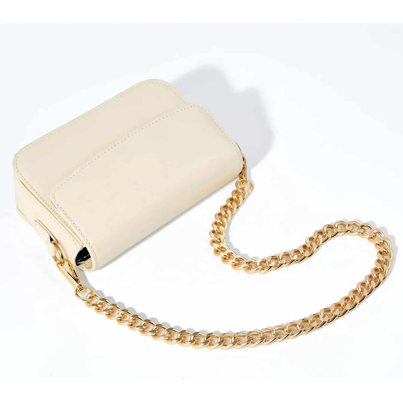 Metal Aluminum Bag Chain Replacement Parts Accessories for Hand-Woven Shoulder Handbag DIY Handmade Detachable Straps