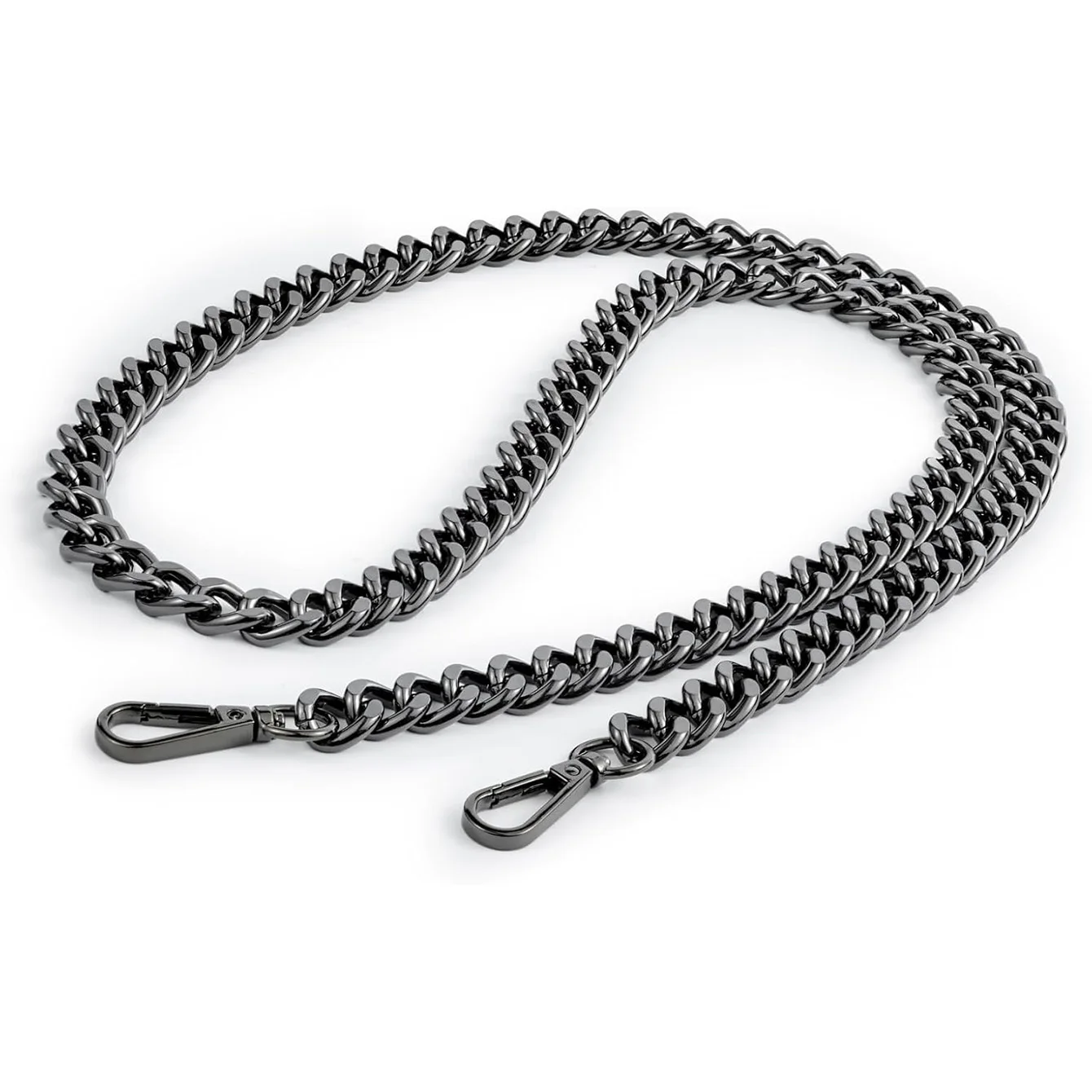 Metal Aluminum Bag Chain Replacement Parts Accessories for Hand-Woven Shoulder Handbag DIY Handmade Detachable Straps