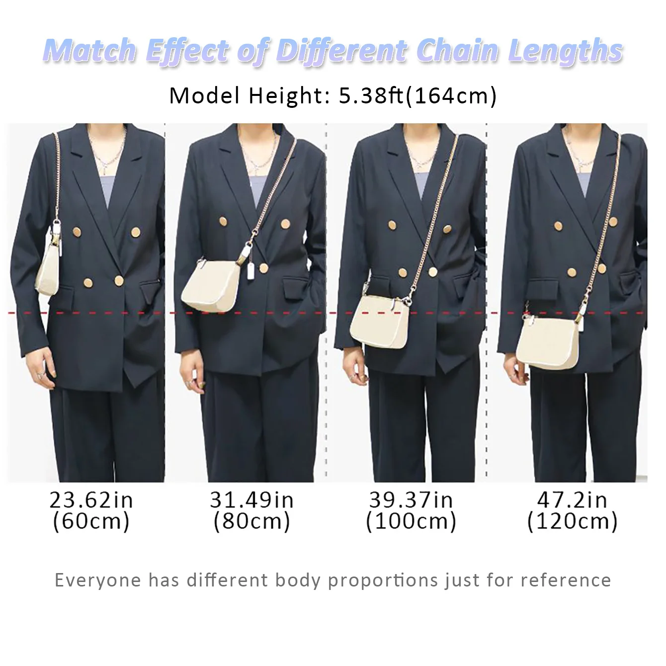 Metal Aluminum Bag Chain Replacement Parts Accessories for Hand-Woven Shoulder Handbag DIY Handmade Detachable Straps