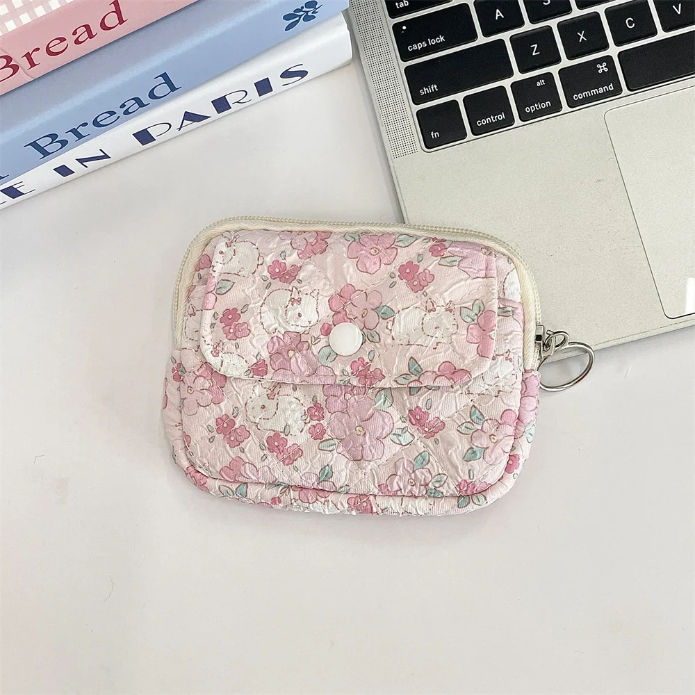 Cute Cartoon Small Travel Cosmetic Lipstick Earphone Card Portable Storage Bag Purse Women Gift Pouch In Make up Bags Organizer
