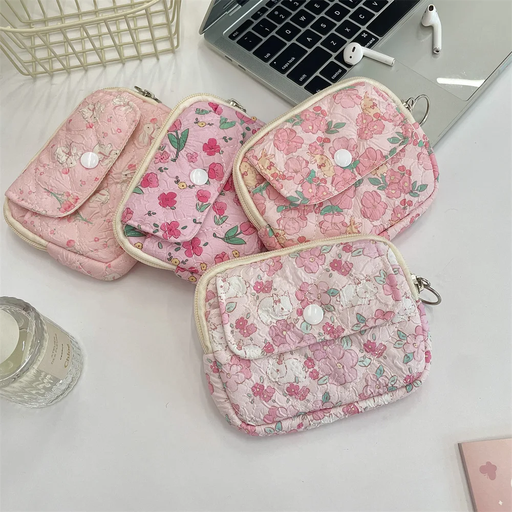 Cute Cartoon Small Travel Cosmetic Lipstick Earphone Card Portable Storage Bag Purse Women Gift Pouch In Make up Bags Organizer