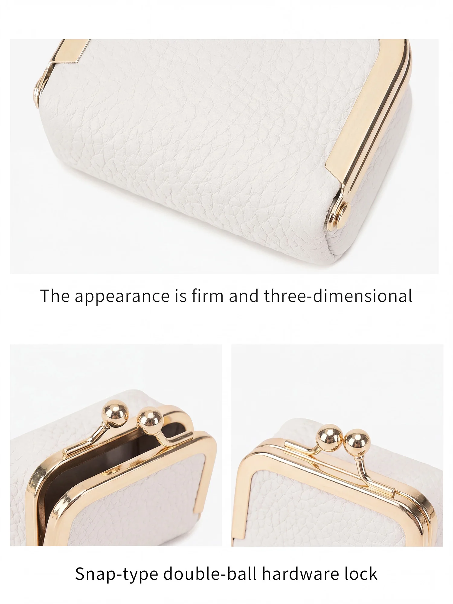 New Mini Women's Solid Color PU Leather Jewelry Box Can Store Rings Necklaces Earrings Portable Coin Purse With Kiss Clasp