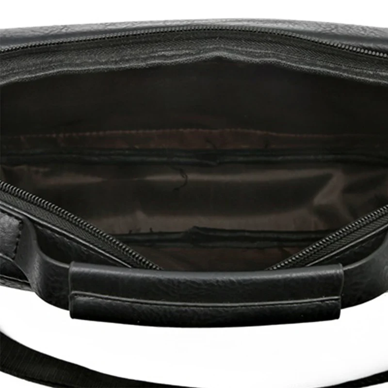 Men's Retro Messenger Bag with Waterproof Design, Large Capacity Laptop Briefcase for Office Work, Travel and School