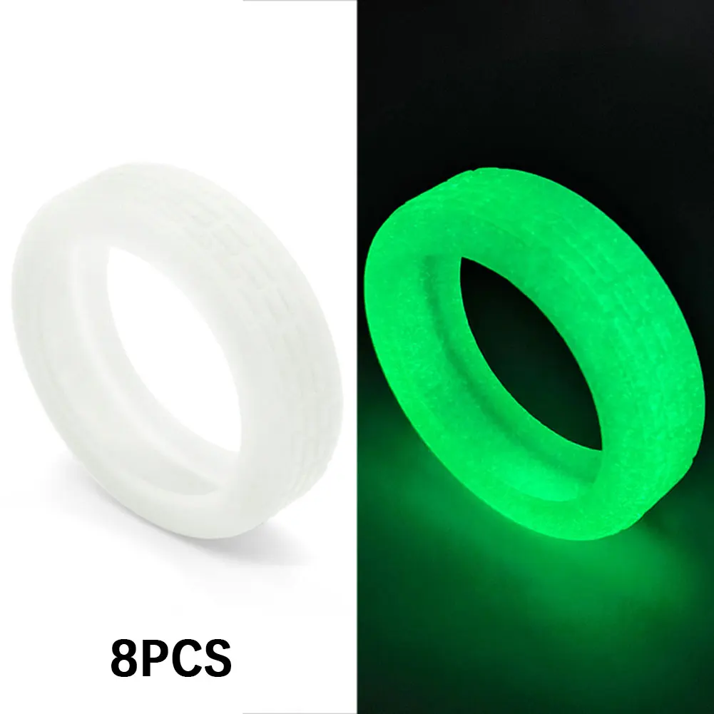 8pcs Travel Suitcases Wheel Covers Anti Slip Wear Resistant Silicone Silents Protection Cover For Carry On Luggage Caster Sleeve