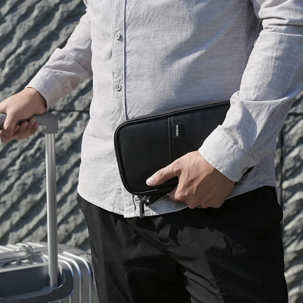 RFID Blocking Passport Wallet Family Passport Holder Multi Functional Document Case Organizer Travel Accessories Document Bag