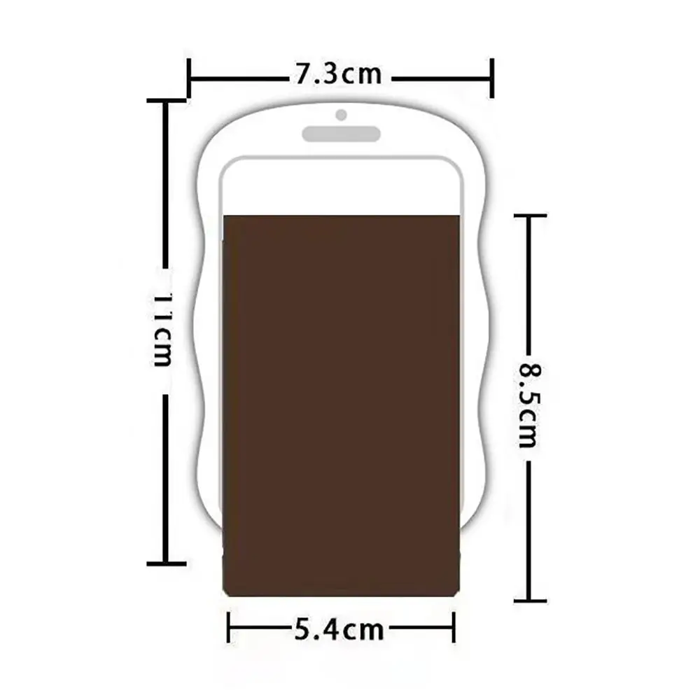 Soft Silicone Kpop Photocard Holder With Star Keychain Sliding Cover ID Cards Protective Case Spring Rope