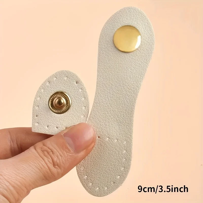8Pcs 9cm Fashion Leather Bag Buckle Handmade Buttons Wallet Hasp Clasp Buckle Card Pack Buckle for DIY Handbag Accessories