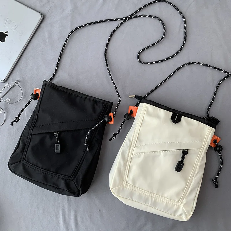Mini Nylon Crossbody Bag Soft Small Phone Wallet Multifunctional Adjustable Strap Shoulder Bag Crossbody Purse Canvas Purse