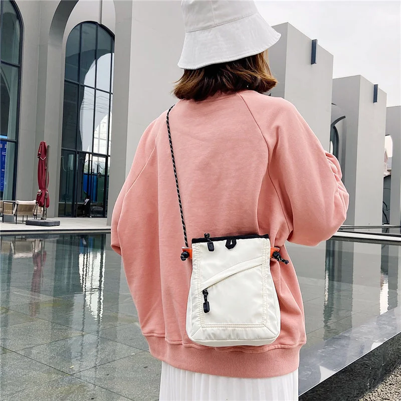 Mini Nylon Crossbody Bag Soft Small Phone Wallet Multifunctional Adjustable Strap Shoulder Bag Crossbody Purse Canvas Purse