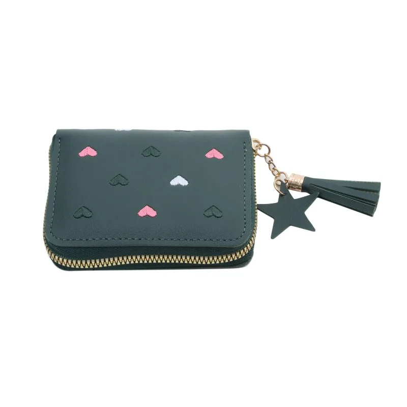 2026 NEW Spring Summer Wallet Women Ladies Mini Tassel Wallets Cute Short Zipper Lovely Pu Leather Coin Purse Female Hand Wallet