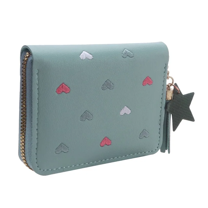 2026 NEW Spring Summer Wallet Women Ladies Mini Tassel Wallets Cute Short Zipper Lovely Pu Leather Coin Purse Female Hand Wallet