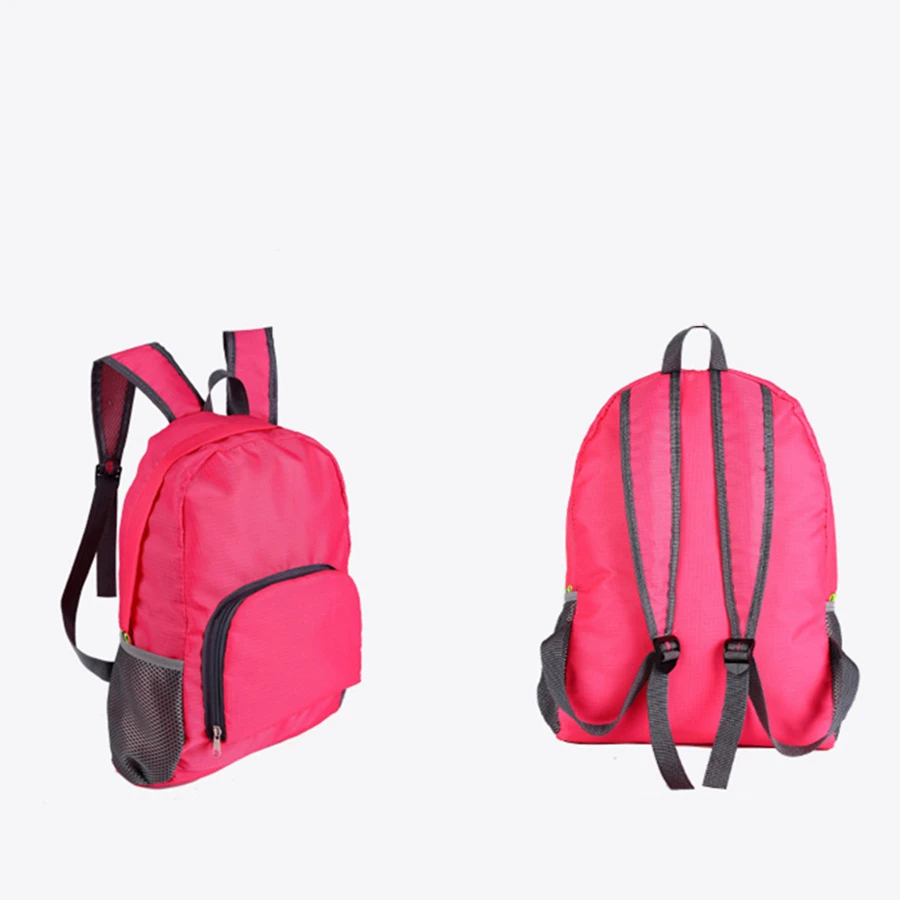 Unisex Foldable Backpack Travel Bag Lightweight Shoulder Backpacks Portable Outdoor Hiking Camping Sport Climbing Organizer Bags