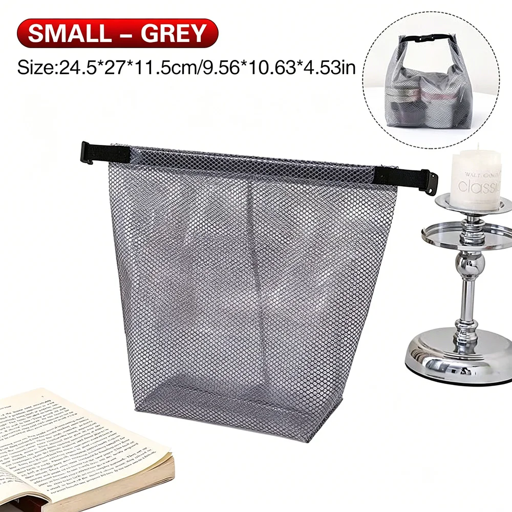 Foldable Waterproof Drawstring Storage Bag Large Capacity Sports Gym Swim Travel Toiletry Organizer Pouch