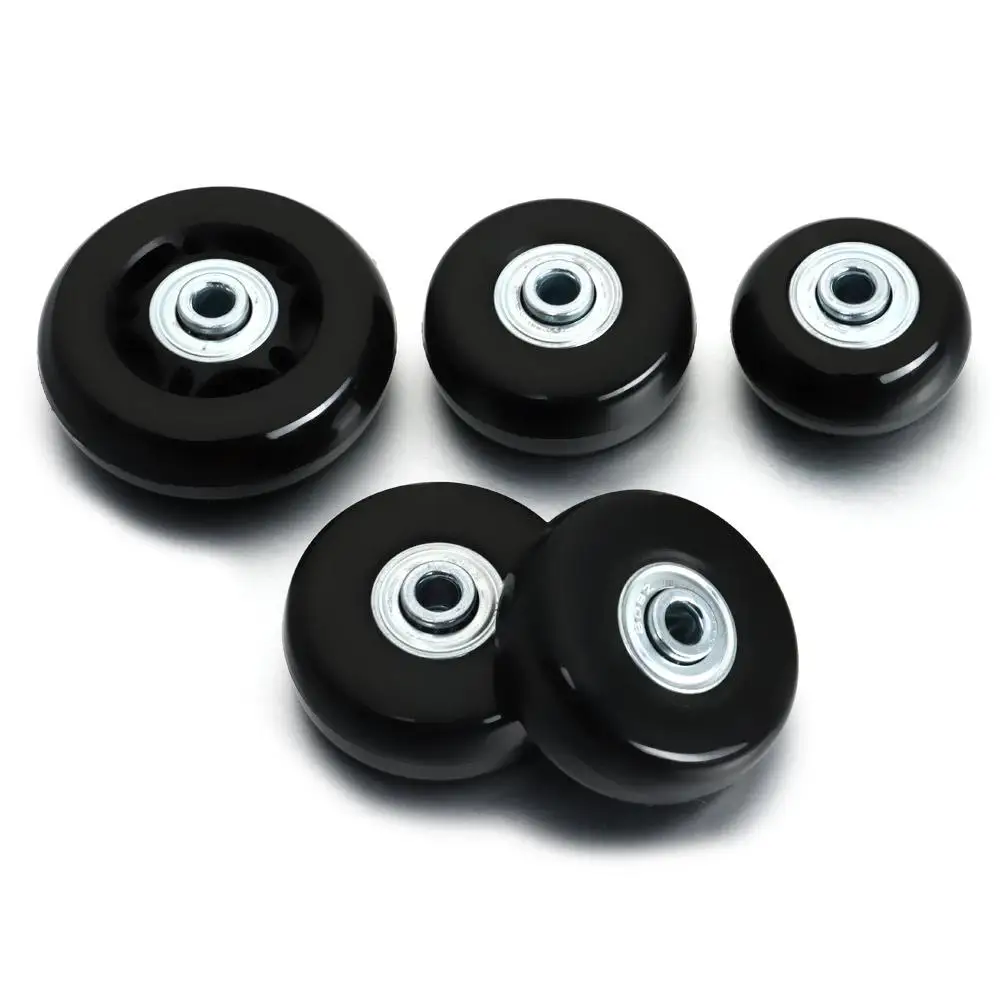 2Pcs Replace Wheels With Screw For Travel Luggage Suitcase Wheels Axles Repair Kit 40/45/50/60mm Silent Caster Wheel Repair