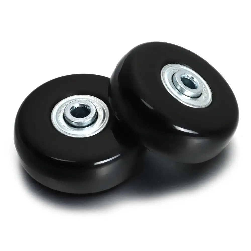 2Pcs Replace Wheels With Screw For Travel Luggage Suitcase Wheels Axles Repair Kit 40/45/50/60mm Silent Caster Wheel Repair