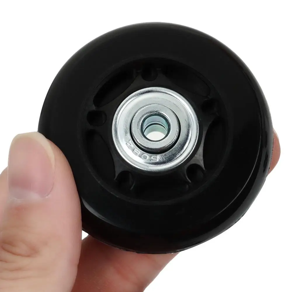 2Pcs Replace Wheels With Screw For Travel Luggage Suitcase Wheels Axles Repair Kit 40/45/50/60mm Silent Caster Wheel Repair