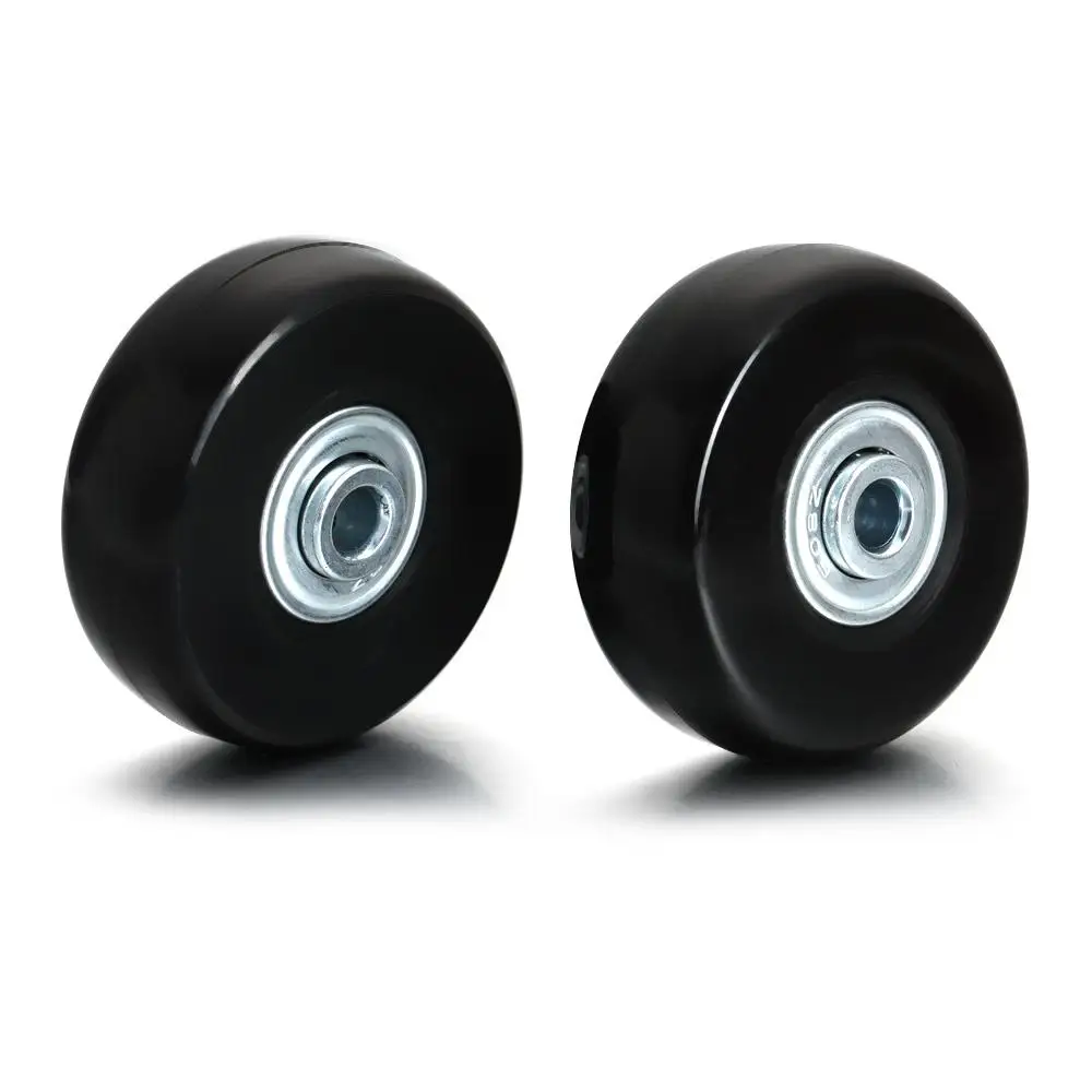 2Pcs Replace Wheels With Screw For Travel Luggage Suitcase Wheels Axles Repair Kit 40/45/50/60mm Silent Caster Wheel Repair