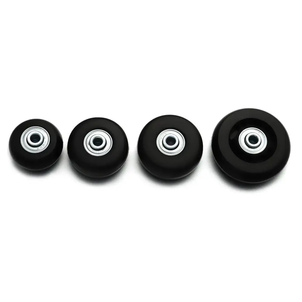 2Pcs Replace Wheels With Screw For Travel Luggage Suitcase Wheels Axles Repair Kit 40/45/50/60mm Silent Caster Wheel Repair