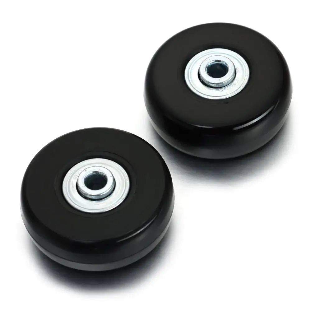 2Pcs Replace Wheels With Screw For Travel Luggage Suitcase Wheels Axles Repair Kit 40/45/50/60mm Silent Caster Wheel Repair