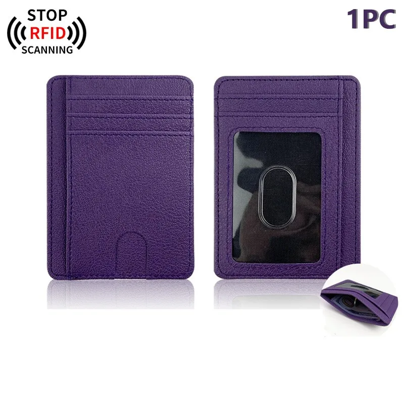 Slim Minimalist Front Pocket RFID Blocking Wallets for Men and Women