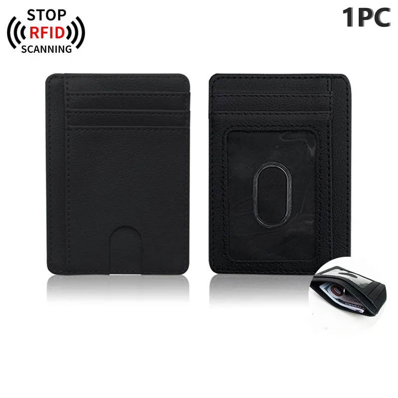 Slim Minimalist Front Pocket RFID Blocking Wallets for Men and Women