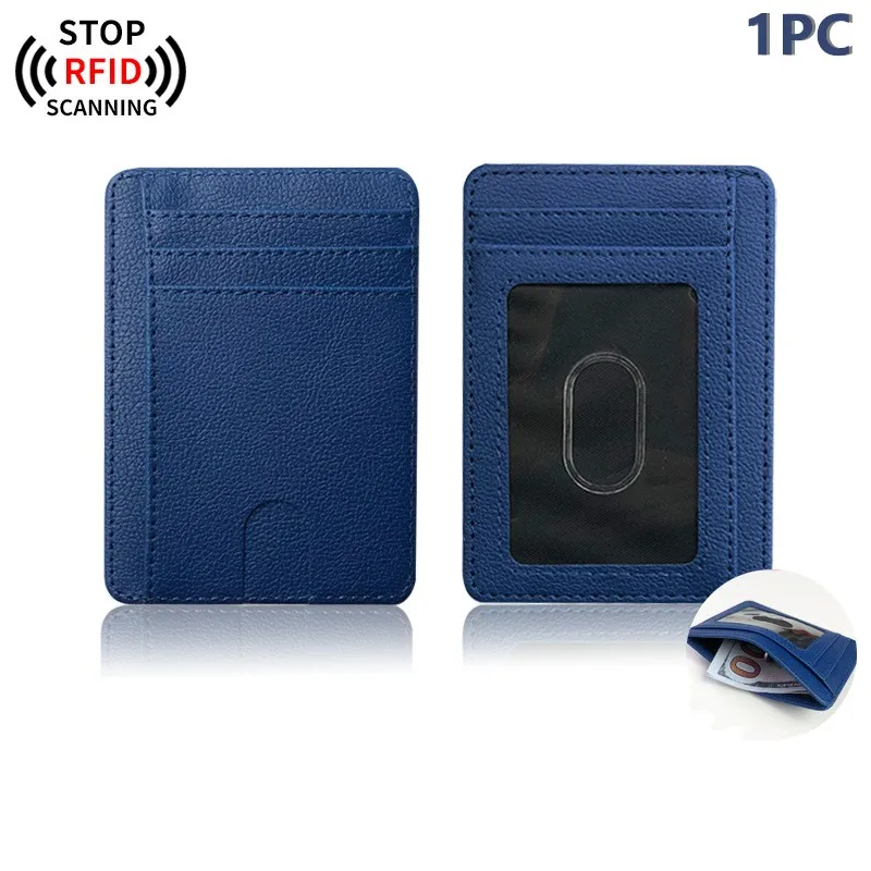 Slim Minimalist Front Pocket RFID Blocking Wallets for Men and Women