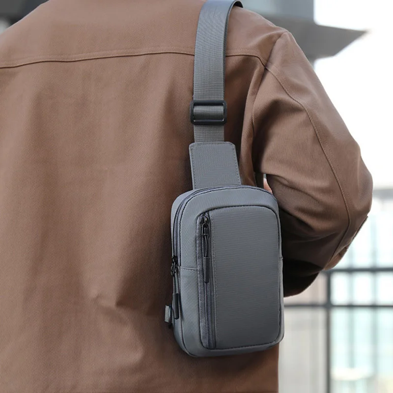 New Sports Chest Bag Men's Small Backpack Suitable For Daily Use Shoulder Bags Mobile Phone Messenger Bag Mobile Phone Waist Bag