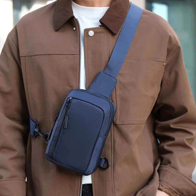 New Sports Chest Bag Men's Small Backpack Suitable For Daily Use Shoulder Bags Mobile Phone Messenger Bag Mobile Phone Waist Bag