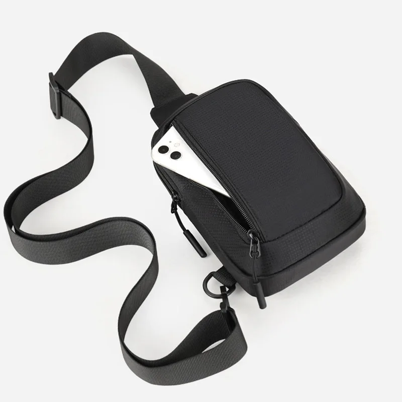 New Sports Chest Bag Men's Small Backpack Suitable For Daily Use Shoulder Bags Mobile Phone Messenger Bag Mobile Phone Waist Bag