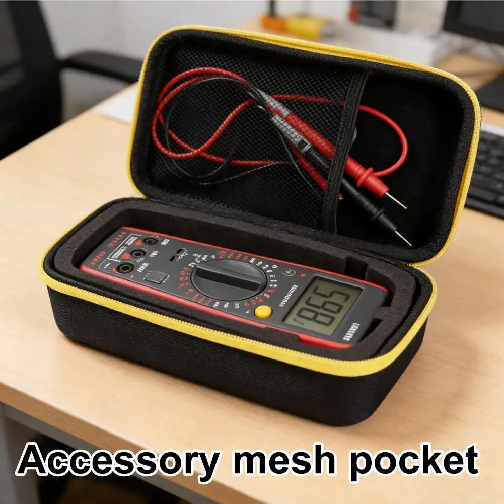 Hard Shell Carrying Case Multimeter Storage Bag Shockproof Protective Tool Bag Battery Starter Storage Box Electronic Accessorie
