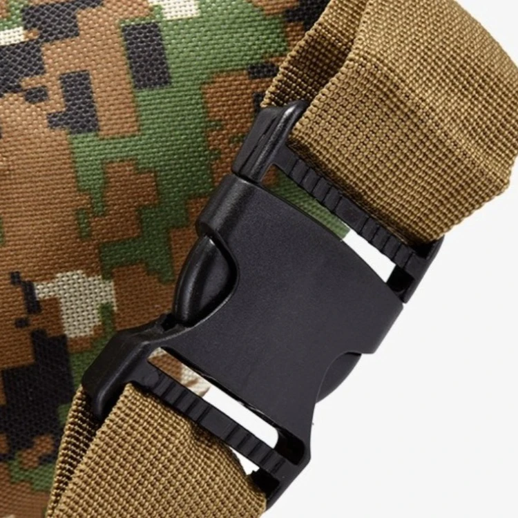 New Four Zipper Multi Layer Men's Waist Bag Outdoor Leisure Sports Women's Chest Bag Travel Mobile Wallet