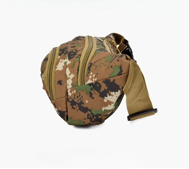 New Four Zipper Multi Layer Men's Waist Bag Outdoor Leisure Sports Women's Chest Bag Travel Mobile Wallet