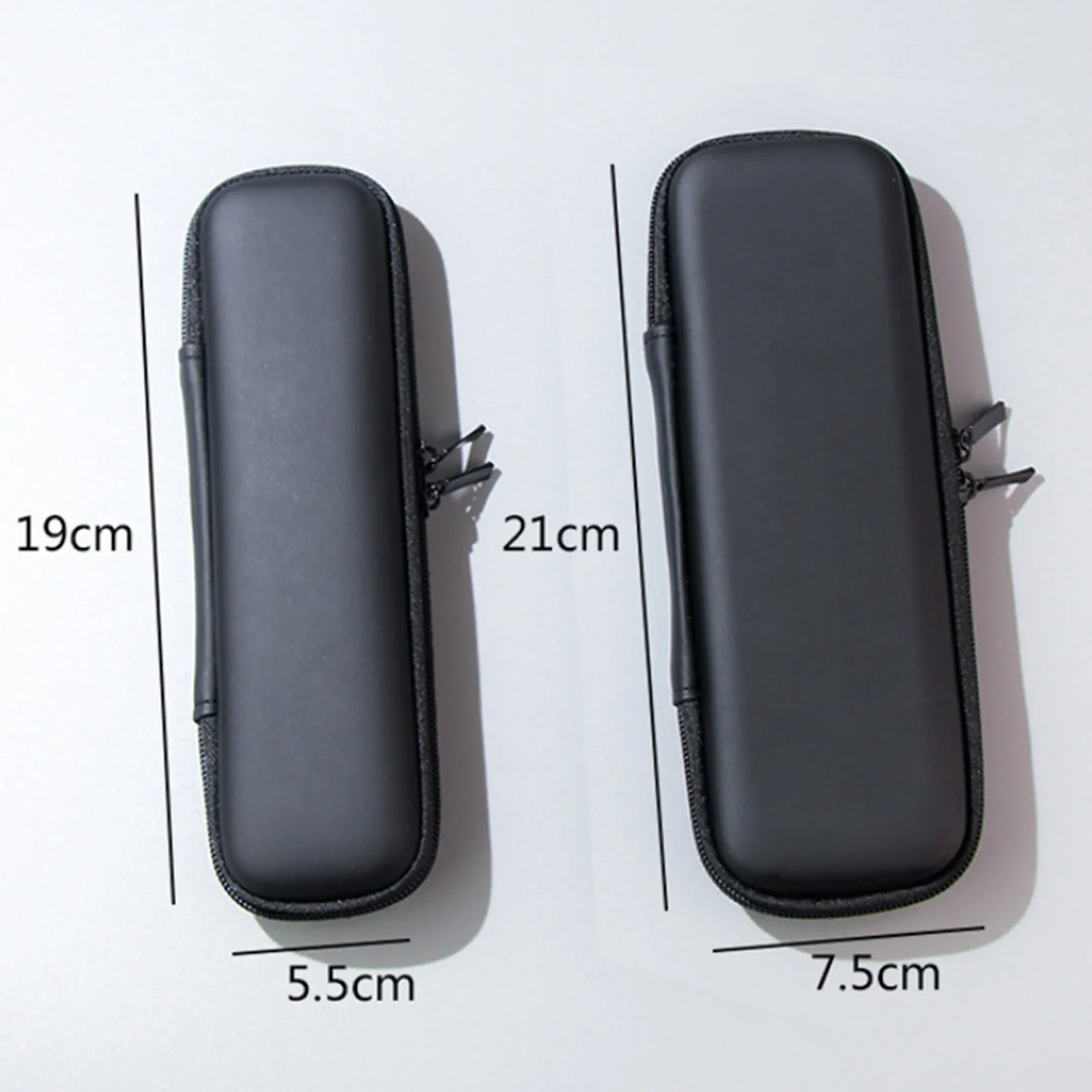 Black Cosmetic Storage Bags Waterproof Double Zipper Makeup Brushes Case Women Bag Portable Travel Brush Holder Pen case Box