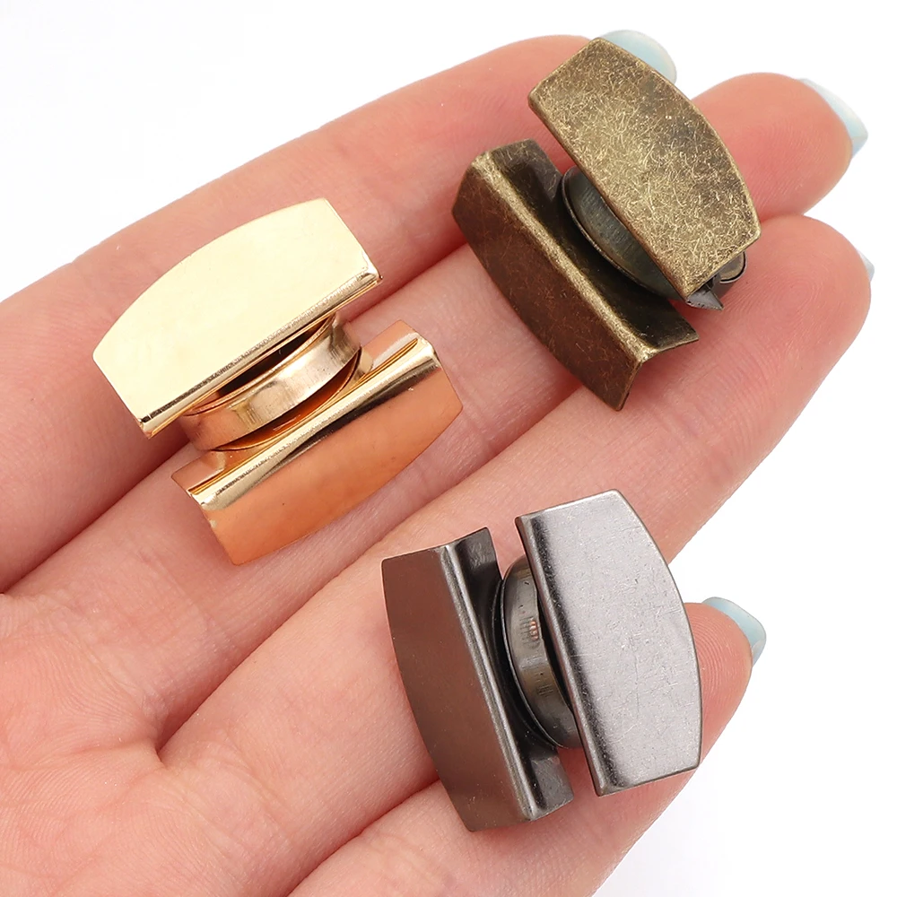 5pcs 20.5x16mm Metal Seamless Magnetic Buckle Bags Snap Buttons For DIY Buckle Closure Handbag Clothing Purse Bags Accessories
