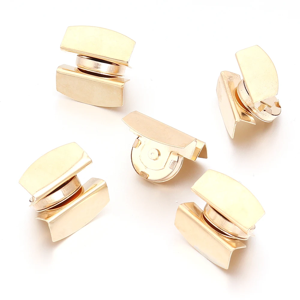 5pcs 20.5x16mm Metal Seamless Magnetic Buckle Bags Snap Buttons For DIY Buckle Closure Handbag Clothing Purse Bags Accessories