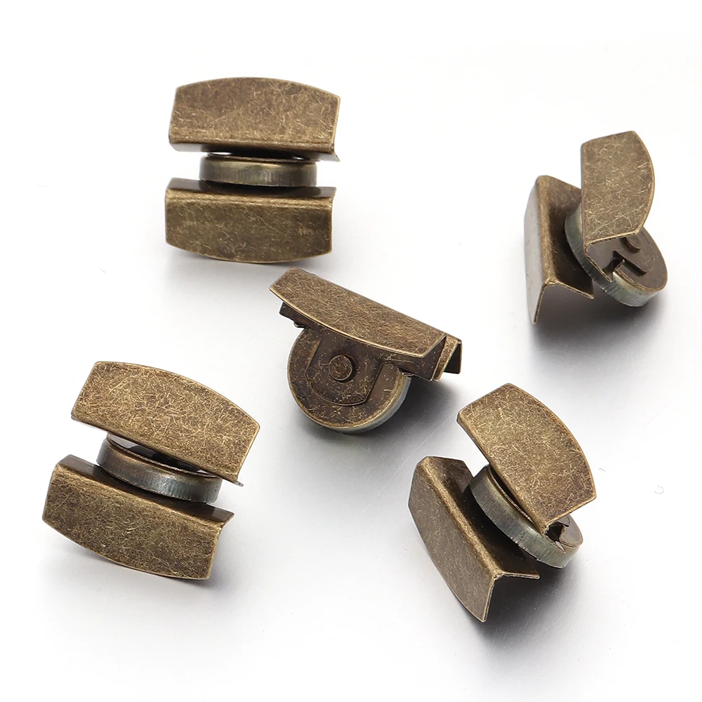 5pcs 20.5x16mm Metal Seamless Magnetic Buckle Bags Snap Buttons For DIY Buckle Closure Handbag Clothing Purse Bags Accessories