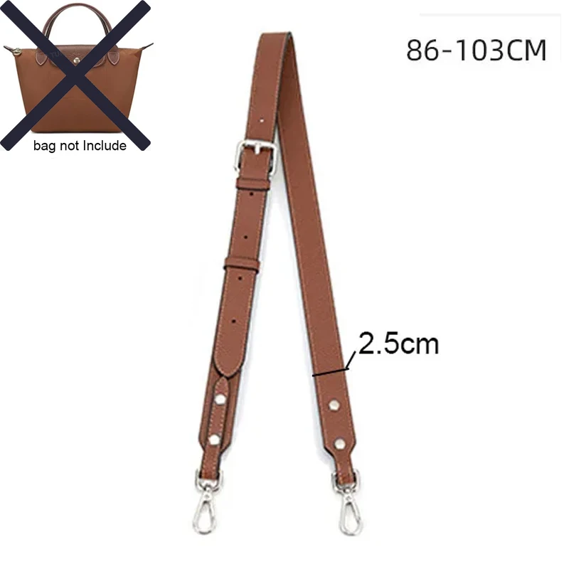 Leather Bag Shoulder Strap for Longchamp Terra Short Handle Small Bag Modification Without Punching Strap Bag Accessories