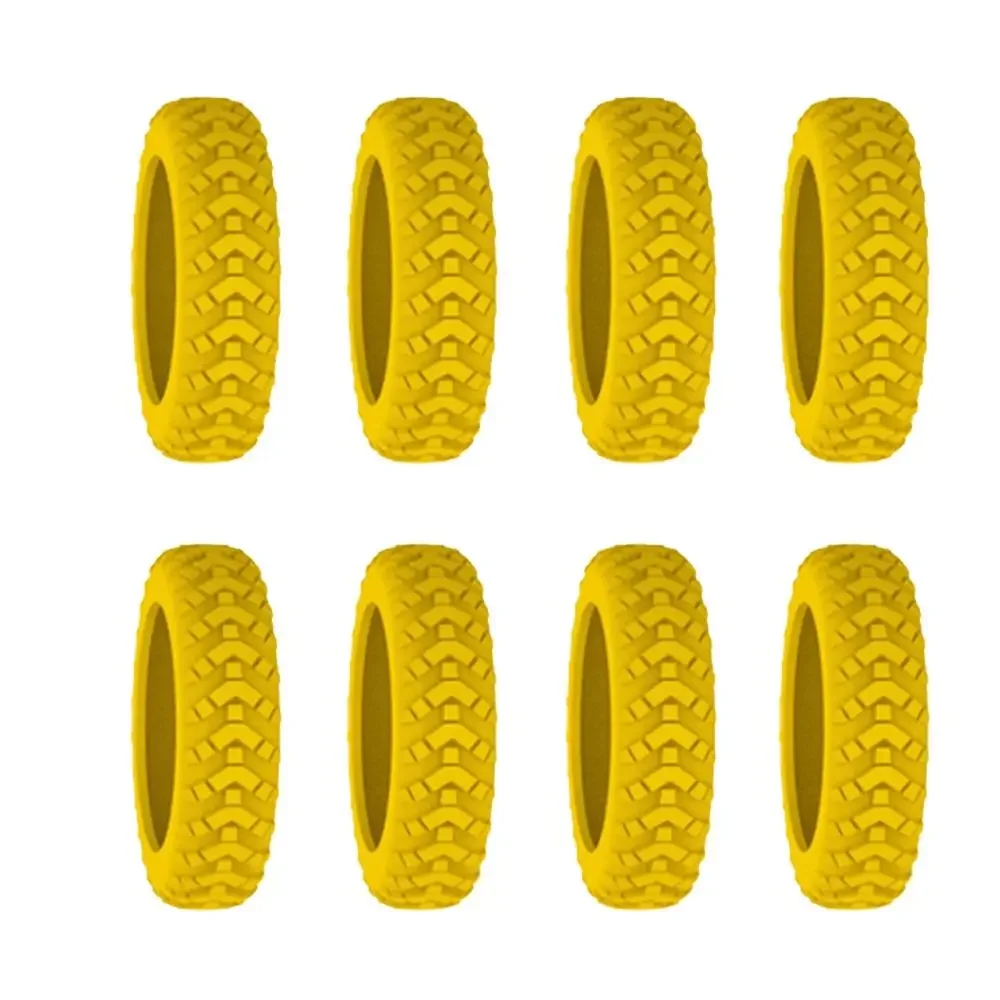 8pcs Travel Luggage Caster Shoes Silicone Suitcase Wheels Protection Cover Reduce Noise Trolley Box Casters Cover