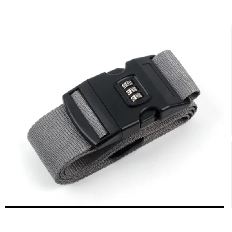 Adjustable Luggage One Word Packing Luggage Belt Portable Flexible Safe Travel Essential Luggage with Luggage Accessories