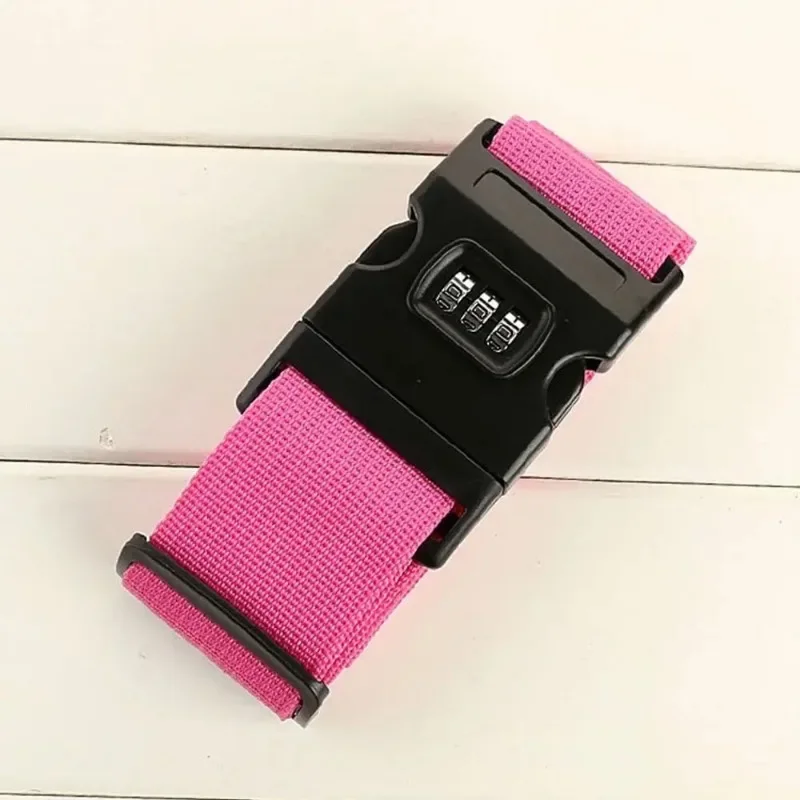 Adjustable Luggage One Word Packing Luggage Belt Portable Flexible Safe Travel Essential Luggage with Luggage Accessories