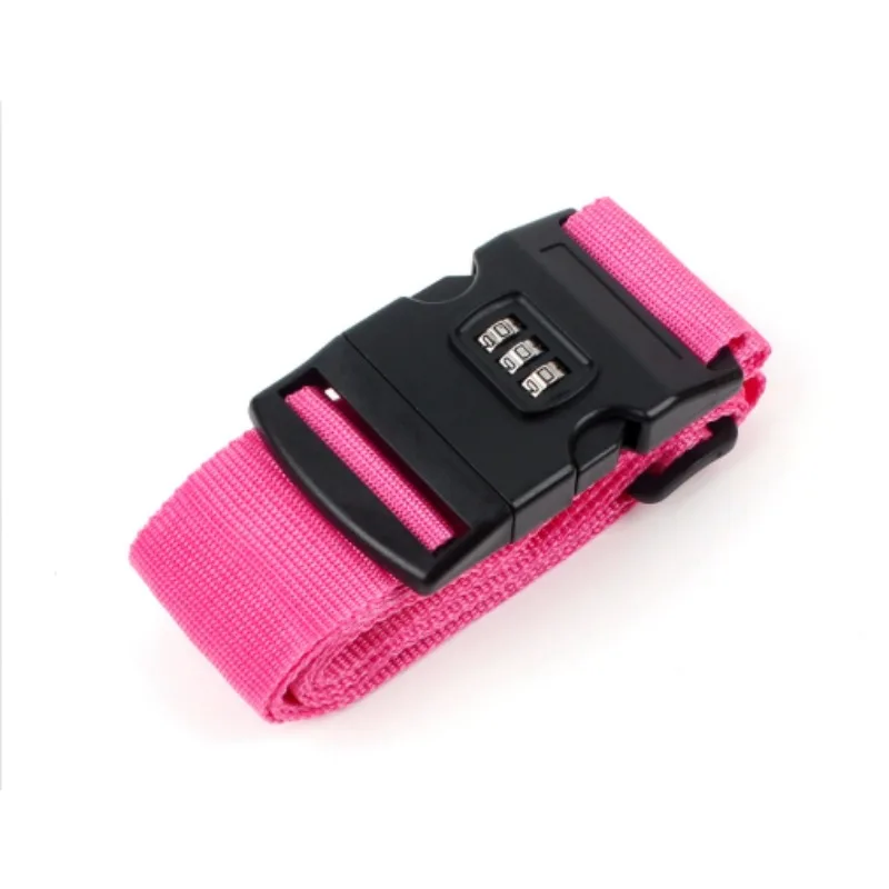 Adjustable Luggage One Word Packing Luggage Belt Portable Flexible Safe Travel Essential Luggage with Luggage Accessories