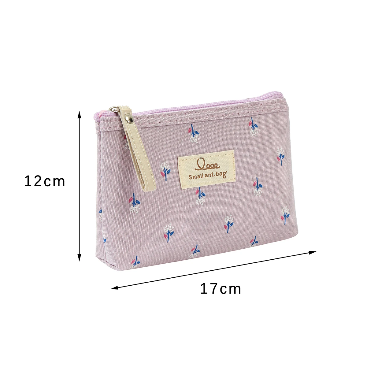 Instagram Style Canvas Makeup Bag Printed Women's Portable Student Pencil Case Travel Storage Toiletries Bag