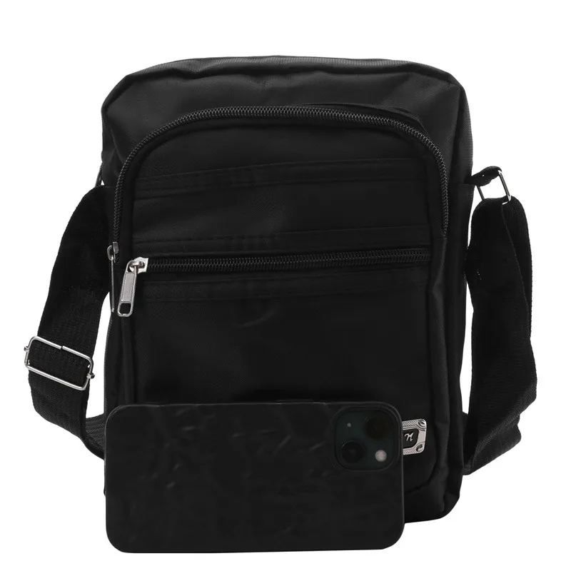2025 Men Nylon Shoulder Bag Messenger Bag Casual Nylon Zipper Pocket Handbag Fashion Tote Travel Male Crossbody Bags New